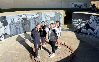Level 1 History trip to Godley Head