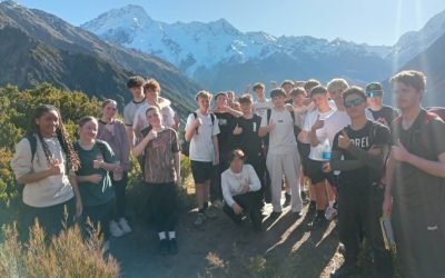 Y12 Geography trip to Aoraki/Mt Cook